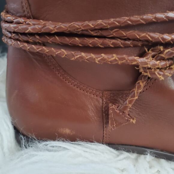 Scruples Brown Soft Leather Riding Boots 6.5 - Picture 11 of 14